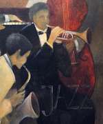 New York Jazz Mix Media Artist Doningue Doningue New York Jazz Mix Media Artist Doningue