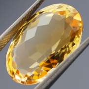 Brilliant! 8.97ct top golden unheated Citrine
