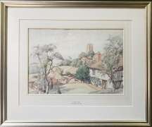 C.W. Taylor Framed Lithograph C.W. Taylor