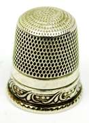 Antique Sterling Silver Thimble