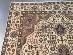 VINTAGE PERSIAN TABRIZ RUG 4.5x6.2