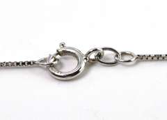Elegant Diamond Cross Necklace in 14KT White Gold