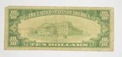 1929 $10 Bloomsbury, New Jersey United States National Currency