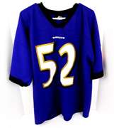 Ravens R. Lewis #52 Football Jersey, XL