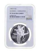 PF70UCAM 1995-P Atlanta Olympics Commem. Silver Dollar - NGC