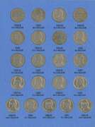 Complete Set of 61 Jefferson Nickels 1938 to 1961-D. Album