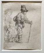 Rembrandt Original Etching Framed
