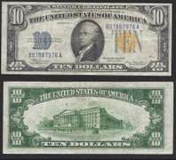 $10 1934-A North Africa WWII Emergency Issue Extremely Fine
