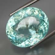 High fire 22.12ct untreated Brazilian Aquamarine