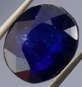 7.4ct Royal blue Sapphire from Madagascar
