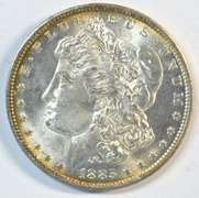 Exceptional near Gem BU 1885-O Morgan Silver Dollar