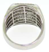 Dazzlin White Gold Diamond Men's Ring
