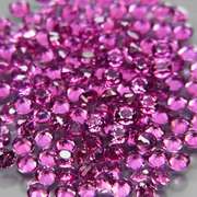 Amazing 3.02ct round cut top violet pink Garnet set