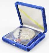 1986 China 5 Oz .999 Fine Silver Round - 95th ANA Convention - Box