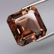 Gem grade! 7.77ct emerald cut Smoky Quartz