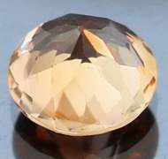 Brilliant golden 3.23ct Imperial Topaz solitaire