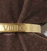 Golden Color Roman Numeral Bracelet