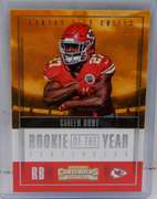 Kareem Hunt Rookie of the Year Football Card