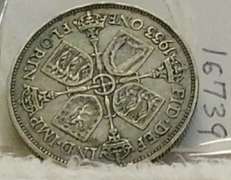 Great Brit:  Sil. (500) 1933 Florin, Geo VI