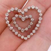 14kt Solid Gold & Diamond Pendant