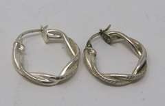 Sterling Silver Lot of 2 Pairs of Earrings