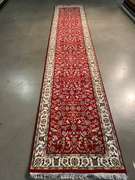 FINE SILK & WOOL KASHAN RUNNER 2.7x13.2