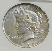 1924 Peace Dol ANACS AU-58 details