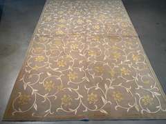 SILK & WOOL RUG 5.6x8.6