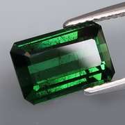 Top green open color 2.63ct emerald cut Tourmaline!