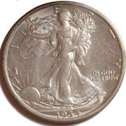 1934 D Glowing Gem BU Walking Liberty Half