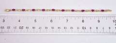 Estate Ruby Bracelet in Yellow Gold
