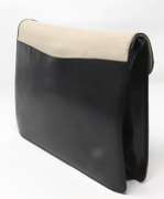 Bally Asymmetrical Envelope Two way Leather Crossbody