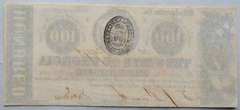 Richly Inked $100 State of Georgia $ 100 Feb 1 1863 Series Notes