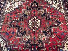 FINE PERSIAN HERIZ RUG 7x9.6