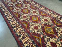 MAGNIFICENT AFGHAN RUNNER 3X10