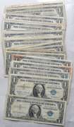 40 Various Series 1957 $ 1 Silver Certificates