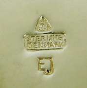 Mid-Century Eigil Jensen Denmark Sterling Boomerang Brooch