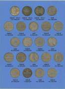 Complete Set of 61 Jefferson Nickels 1938 to 1961-D. Album