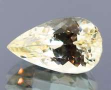 Remarkable 16.72ct high fire platinum blonde Kunzite