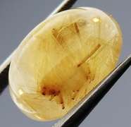 Captivating 7.09ct Golden Rutilated Quartz