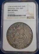 1734 Netherland 1 Duc Overyssel Dav-1829.