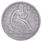 1864 Seated Liberty Half Dollar
