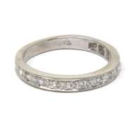 Dazzling White Gold Diamond Band