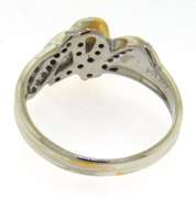 Sterling Silver Breast Cancer Awareness CZ Ring