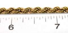Nice 4mm 18-Inch Rope Chain in 14KT Yellow Gold