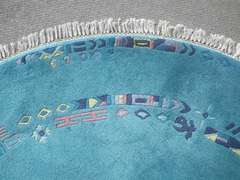 Handmade Round Chinese 7.5x7.5