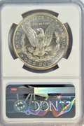 Lovely near Gem 1881-S Morgan Silver Dollar. NGC MS64