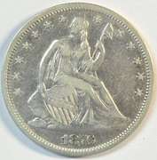 Very attractive 1876-S Seated Liberty Half Dollar. XF/AU