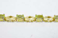 Classy Peridot Bracelet in Vermeil