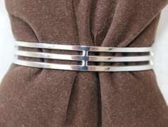 Stainless Steel Silver Color Roman Numeral Bracelet